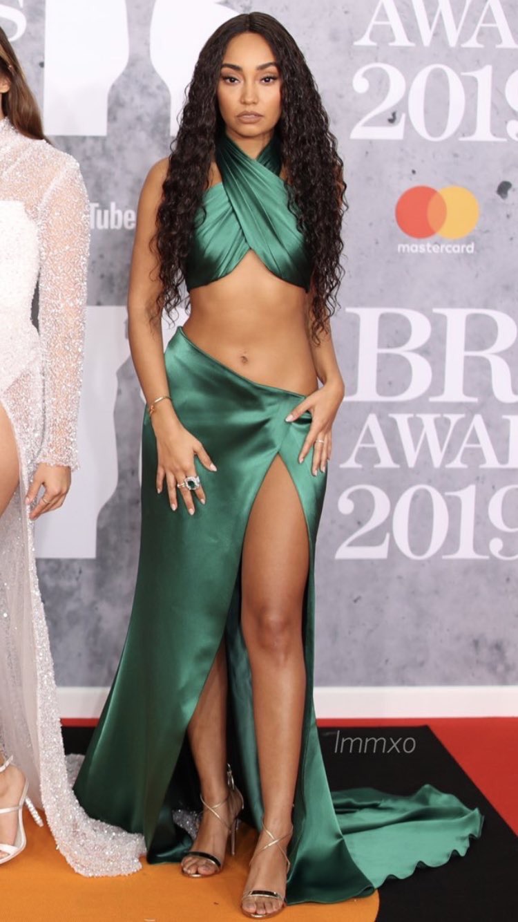 Little Mix Leigh Anne Pinnock wears Suzanne Neville to The Brit Awards 2019