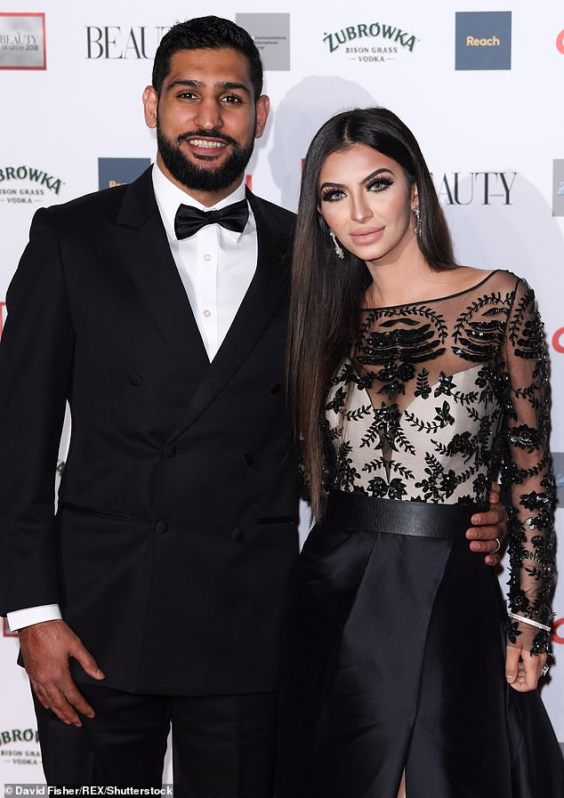 Faryal Makhdoom Khan wears Suzanne Neville to The Ok! Magazine beauty awards 2018